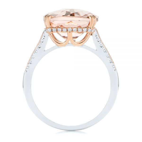 Morganite And Diamond Fashion Ring #105009 - Seattle Bellevue