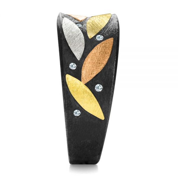 Multi-leaf Fashion Ring - Side View - 107110
