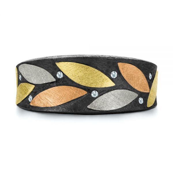 Multi-leaf Fashion Ring - Top View - 107110