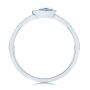  Platinum Platinum Pear Shaped London Blue Topaz And Diamond Fashion Ring - Front View -  105403 - Thumbnail
