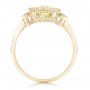 18k Yellow Gold 18k Yellow Gold Peridot And Diamond Ring - Front View -  102637 - Thumbnail