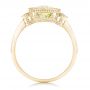 14k Yellow Gold 14k Yellow Gold Peridot And Diamond Ring - Front View -  102637 - Thumbnail