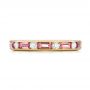 14k Yellow Gold 14k Yellow Gold Pink Tourmaline And Diamond Ring - Top View -  103764 - Thumbnail