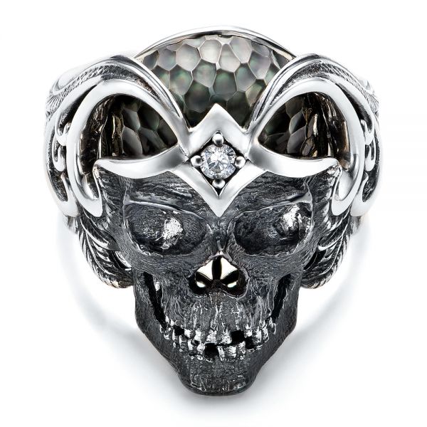 Skull Ring - Capitan Collection - Flat View -  101968 - Thumbnail