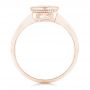 14k Rose Gold 14k Rose Gold Solitaire Morganite Ring - Front View -  102643 - Thumbnail