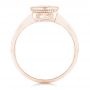 18k Rose Gold 18k Rose Gold Solitaire Morganite Ring - Front View -  102643 - Thumbnail