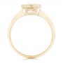 18k Yellow Gold 18k Yellow Gold Solitaire Morganite Ring - Front View -  102643 - Thumbnail