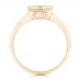 18k Yellow Gold 18k Yellow Gold Solitaire Morganite Ring - Front View -  102643 - Thumbnail