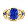 14k Yellow Gold 14k Yellow Gold Tanzanite And Blue Sapphire Fashion Ring - Top View -  106147 - Thumbnail