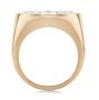 18k Rose Gold 18k Rose Gold East West Marquise Diamond Solitaire Engagement Ring - Front View -  108340 - Thumbnail