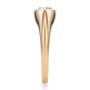 18k Rose Gold 18k Rose Gold East West Marquise Diamond Solitaire Engagement Ring - Side View -  108340 - Thumbnail