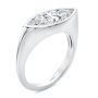  Platinum Platinum East West Marquise Diamond Solitaire Engagement Ring - Three-Quarter View -  108340 - Thumbnail