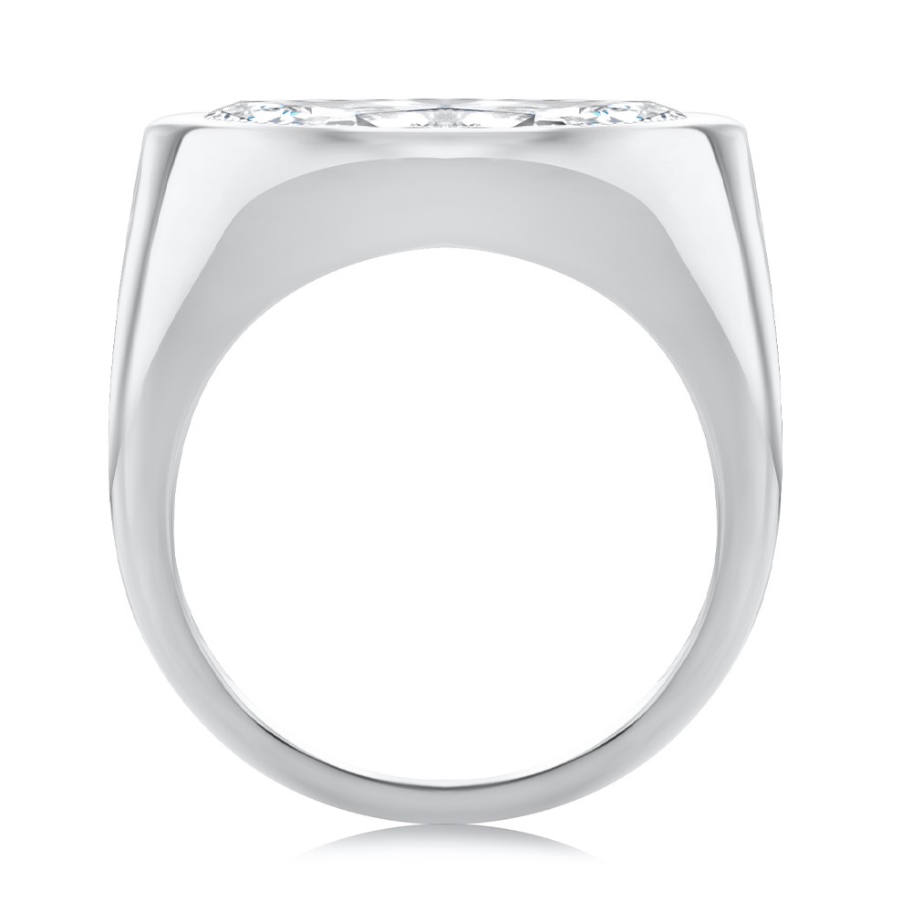  Platinum Platinum East West Marquise Diamond Solitaire Engagement Ring - Front View -  108340