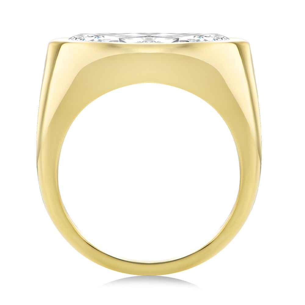 14k Yellow Gold 14k Yellow Gold East West Marquise Diamond Solitaire Engagement Ring - Front View -  108340