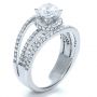  Platinum And Platinum Platinum And Platinum White and Diamond Ring - Vanna K - Three-Quarter View -  1034 - Thumbnail