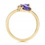 14k Yellow Gold 14k Yellow Gold Alexandrite And Blue Sapphire Ring - Front View -  106636 - Thumbnail