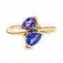14k Yellow Gold 14k Yellow Gold Alexandrite And Blue Sapphire Ring - Top View -  106636 - Thumbnail