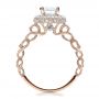 14k Rose Gold 14k Rose Gold Antique Milgrain Engagement Ring - Vanna K - Front View -  100060 - Thumbnail
