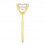 18k Yellow Gold Asscher Cut Solitaire Engagement Ring - Side View -  107440 - Thumbnail