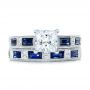 Blue Sapphire Engagement Ring - Kirk Kara - Side View -  1276 - Thumbnail