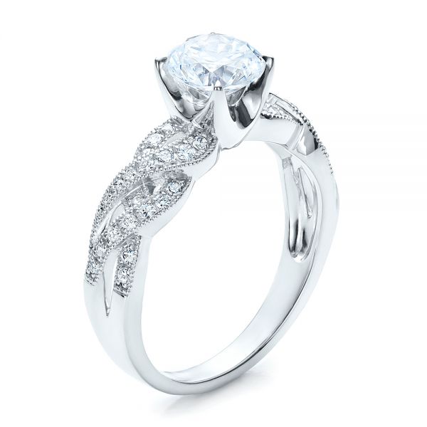 Braided pave ring sale