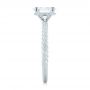  Platinum Platinum Braided Solitaire Diamond Engagement Ring - Side View -  104179 - Thumbnail