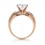 14k Rose Gold 14k Rose Gold Bright Cut Diamond Engagement Ring - Front View -  1115 - Thumbnail