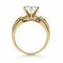 18k Yellow Gold 18k Yellow Gold Bright Cut Diamond Engagement Ring - Front View -  1115 - Thumbnail