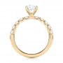 14k Yellow Gold 14k Yellow Gold Brilliant Facet Split-prong Diamond Engagement Ring - Front View -  103681 - Thumbnail