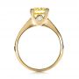 14k Yellow Gold 14k Yellow Gold Canary Yellow Diamond Engagement Ring - Front View -  1291 - Thumbnail