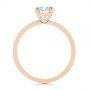 14k Rose Gold 14k Rose Gold Classic Diamond Engagement Ring - Front View -  105747 - Thumbnail