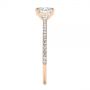 14k Rose Gold 14k Rose Gold Classic Diamond Engagement Ring - Side View -  105747 - Thumbnail