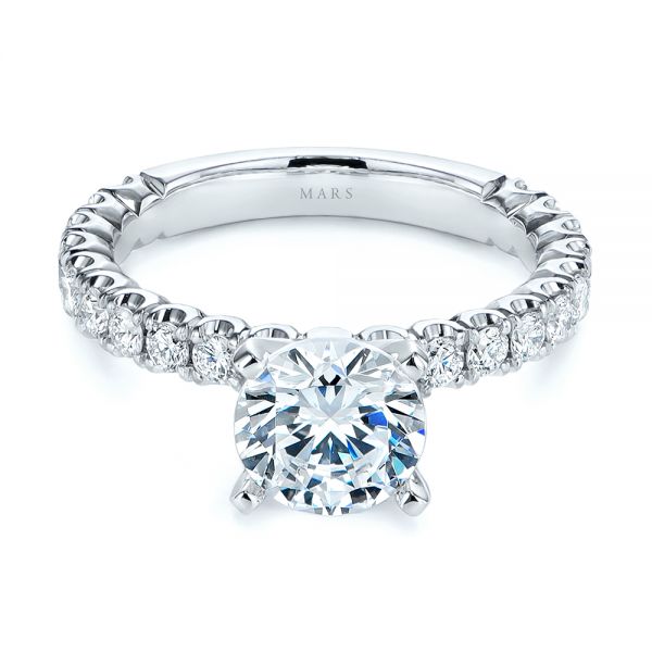 Classic Princess Cut Diamond Engagement Ring #106268 - Seattle Bellevue