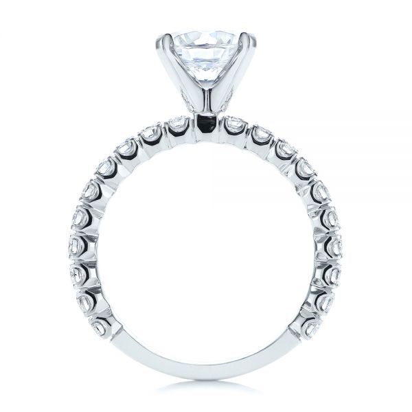  Platinum Platinum Classic Diamond Engagement Ring - Front View -  105320