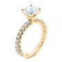 14k Yellow Gold 14k Yellow Gold Classic Diamond Engagement Ring - Three-Quarter View -  105320 - Thumbnail