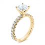 14k Yellow Gold 14k Yellow Gold Classic Diamond Engagement Ring - Three-Quarter View -  105320 - Thumbnail