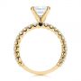 14k Yellow Gold 14k Yellow Gold Classic Diamond Engagement Ring - Front View -  105320 - Thumbnail