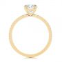 18k Yellow Gold 18k Yellow Gold Classic Diamond Engagement Ring - Front View -  105747 - Thumbnail