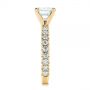 18k Yellow Gold 18k Yellow Gold Classic Diamond Engagement Ring - Side View -  105320 - Thumbnail