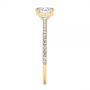 14k Yellow Gold 14k Yellow Gold Classic Diamond Engagement Ring - Side View -  105747 - Thumbnail