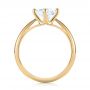 14k Yellow Gold 14k Yellow Gold Classic Solitaire Engagement Ring - Front View -  1398 - Thumbnail