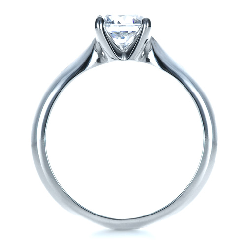 Classic Solitaire Engagement Ring with Tapered Shank 1395 Seattle
