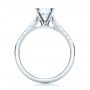  Platinum Platinum Classic Tapered Diamond Engagement Ring - Front View -  101022 - Thumbnail