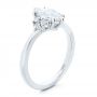 Platinum Platinum Cluster Marquise Engagement Ring - Three-Quarter View -  107304 - Thumbnail