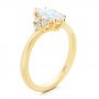 18k Yellow Gold 18k Yellow Gold Cluster Marquise Engagement Ring - Three-Quarter View -  107304 - Thumbnail