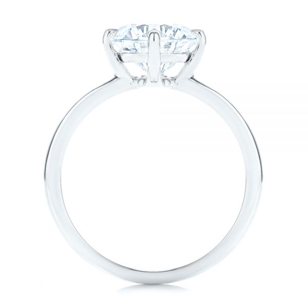  Platinum Platinum Compass-set Diamond Engagement Ring - Front View -  106729