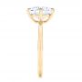 14k Yellow Gold 14k Yellow Gold Compass-set Diamond Engagement Ring - Side View -  106729 - Thumbnail