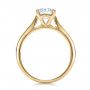 18k Yellow Gold 18k Yellow Gold Contemporary Solitaire Engagement Ring - Front View -  100399 - Thumbnail