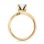 18k Yellow Gold 18k Yellow Gold Contemporary Solitaire Engagement Ring - Front View -  100400 - Thumbnail