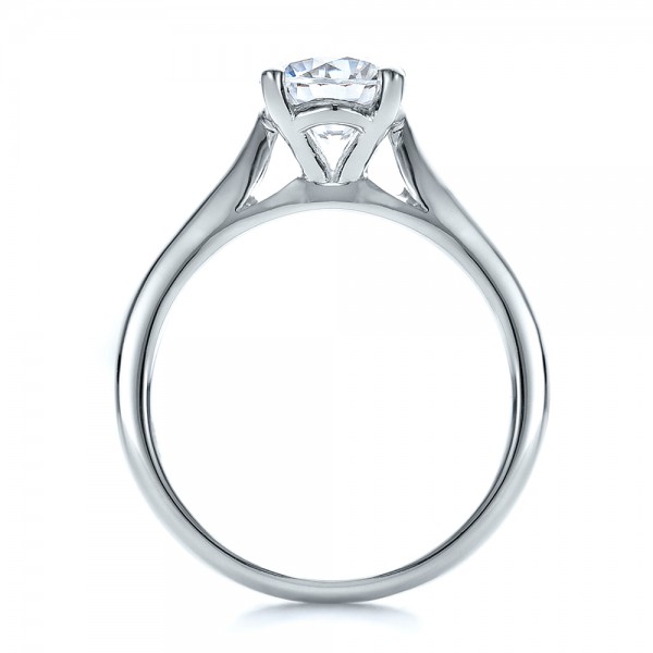 Contemporary Solitaire Engagement Ring 100399
